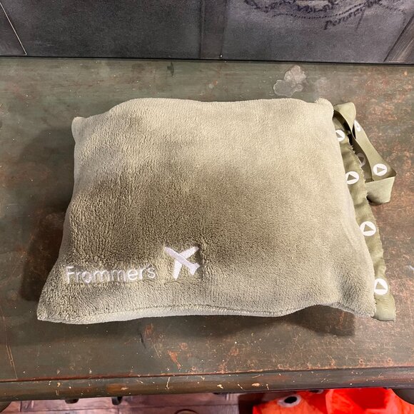 Frommer's Air Travel Set - Inflatable Pillow and Blanket - NWOT - Picture 6 of 9